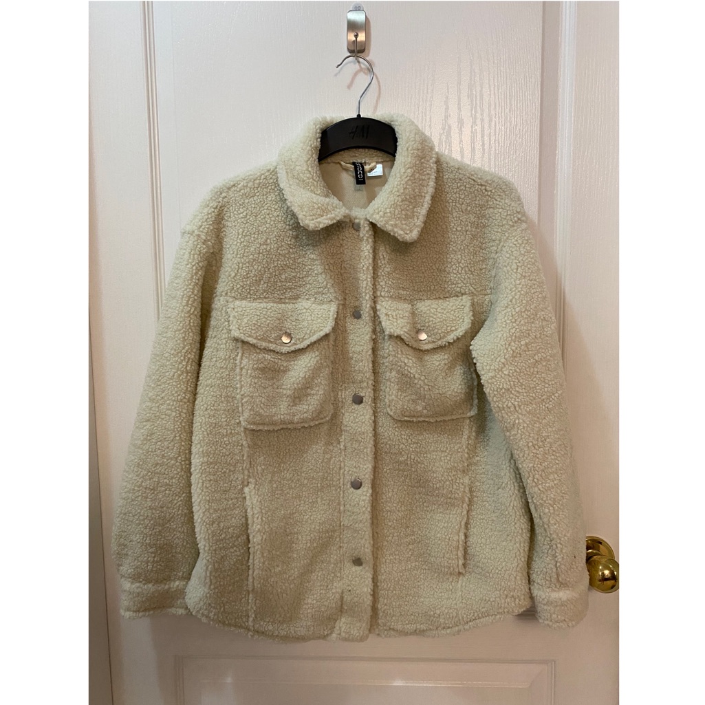 H&M Teddy Jacket Size Small